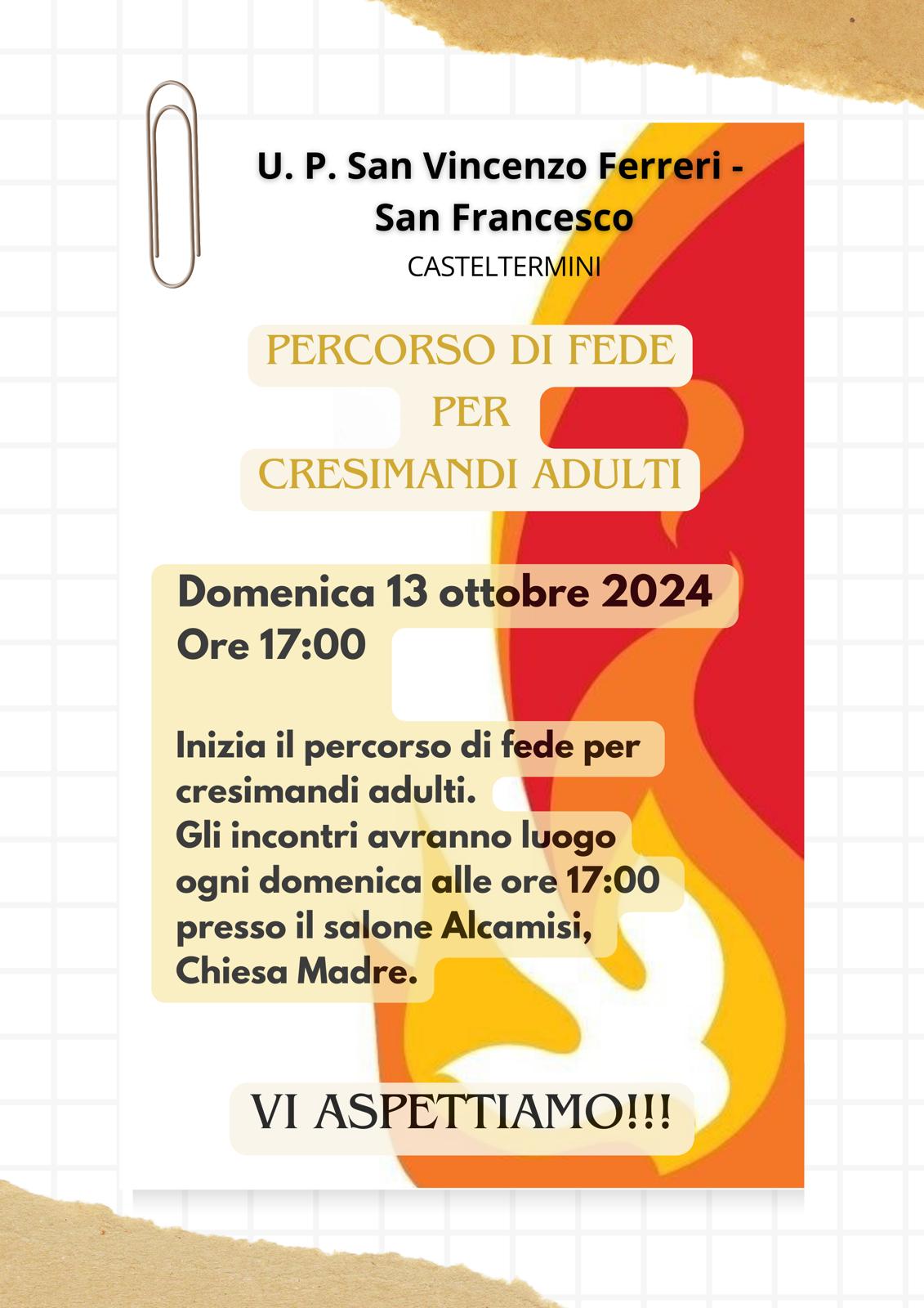 Percorso Cresimandi 2024