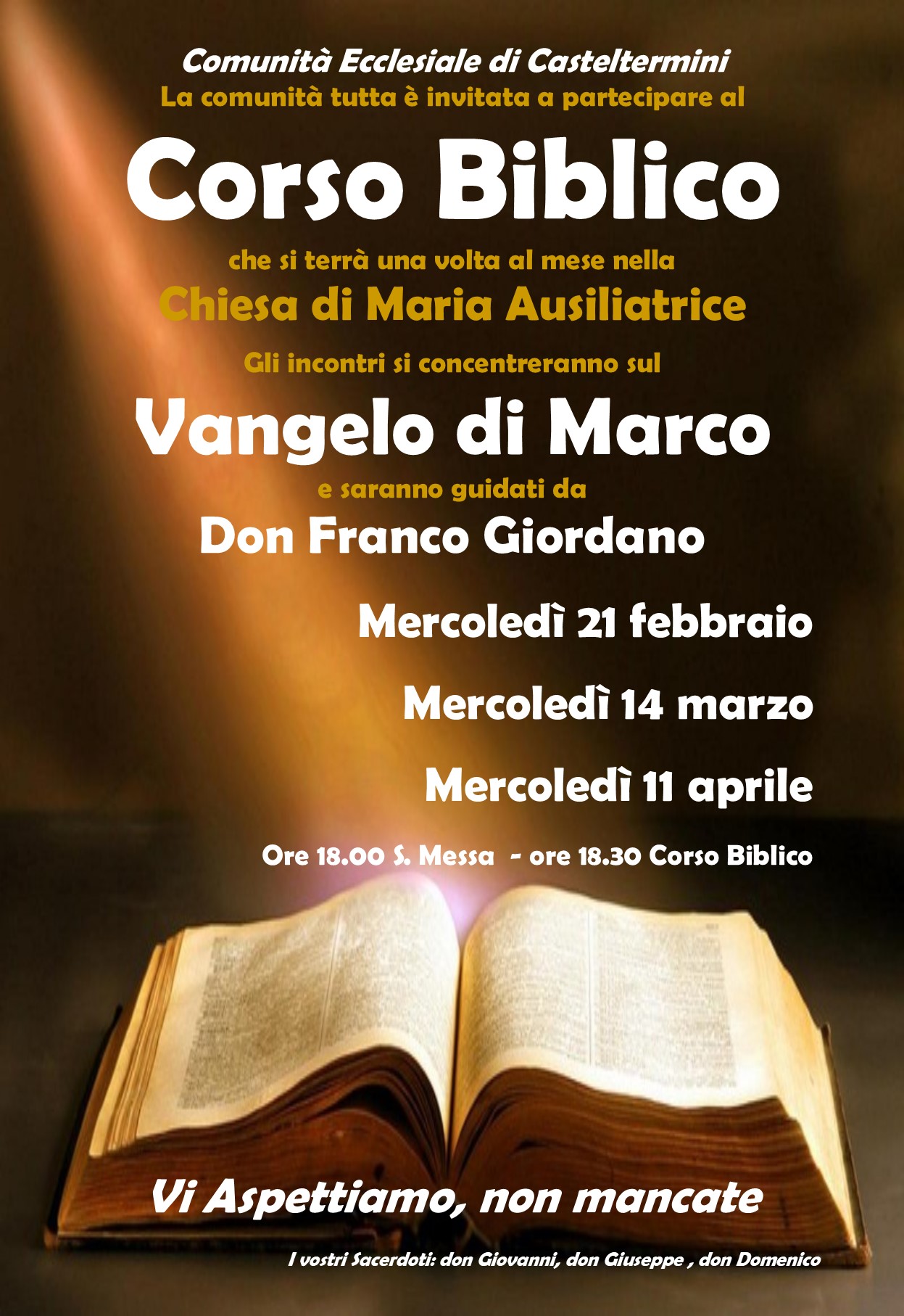 corso biblico 2018